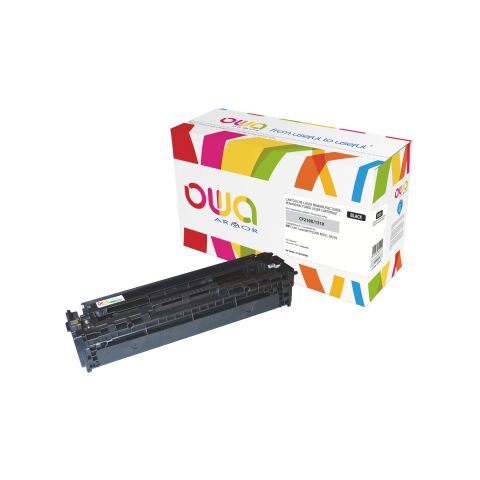 Tóner Owa compatible con HP 131X (CF210X) alta capacidad negro 2400 páginas