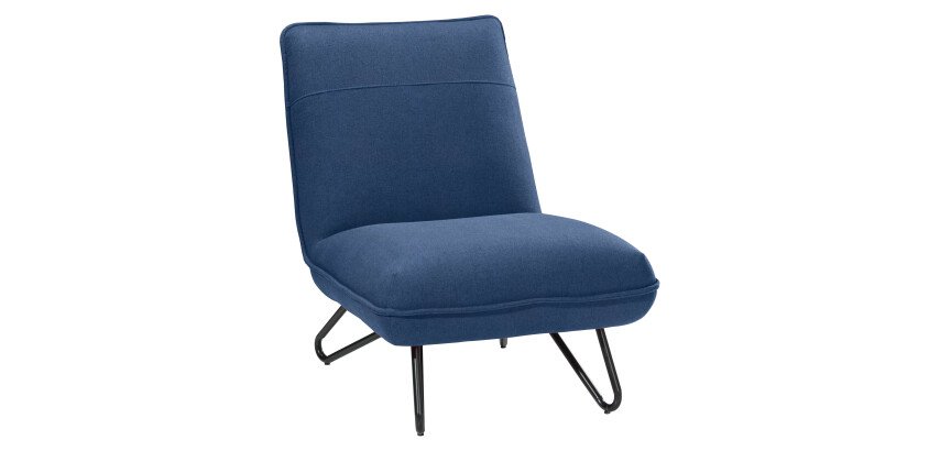 Chauffeuse Bruneau Max- tissu - pieds métal