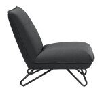 Chauffeuse Bruneau Max- tissu - pieds métal