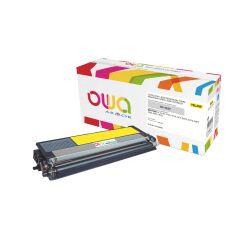 Toner Owa compatible Brother TN325 jaune pour imprimante laser