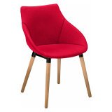 Pack 4 stoelen + 2 gratis - Fauteuil ANET - stof