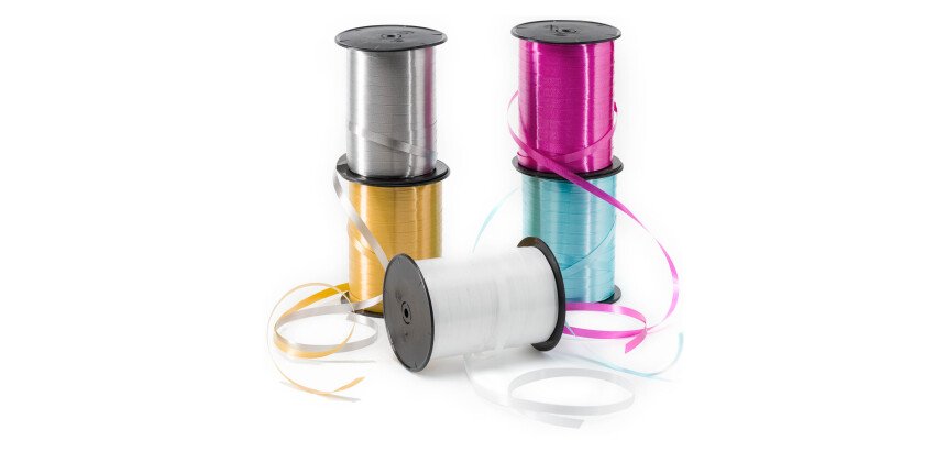 Satin ribbon tape on roll 7 mm x 500 m