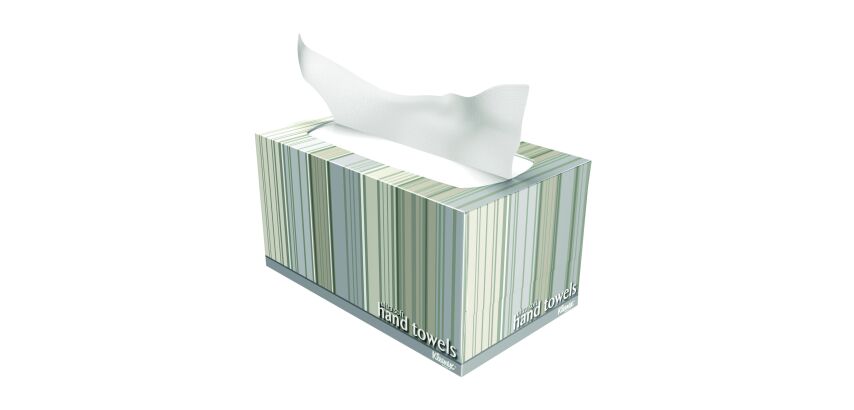 Verdeeldoos met 70 papieren doekjes Kleenex