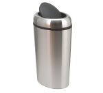Papelera ovala 40 litros Swing inox