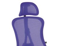Head support for office chair Andrio blue