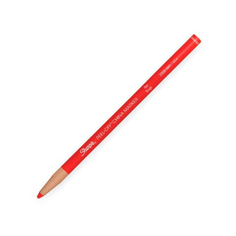 Lápiz marcador cera blanda China Marker color Rojo