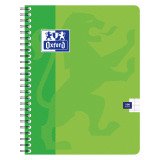 Cahier spirale Oxford Office - 17 x 22 cm - grands carreaux - 100 pages