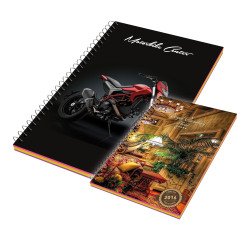 Libreta personalizada espiral A5 Tapa blanda 
