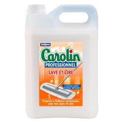 Nettoyant sols Carolin Lave et Cire - Bidon de 5 litres