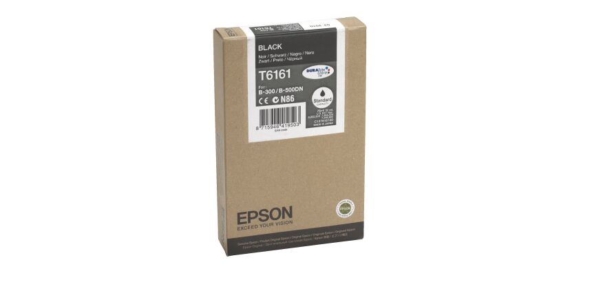 Cartouche imprimante jet d'encre noire Photo Epson T6161 - C13T616100