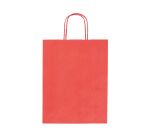 Bolsa de papel kraft asas trenzadas 30 x 23 x 12 cm - Caja de 50