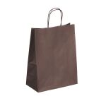 Sacs boutique kraft poignées torsadées 30 x 23 x 12 cm - 50 sacs