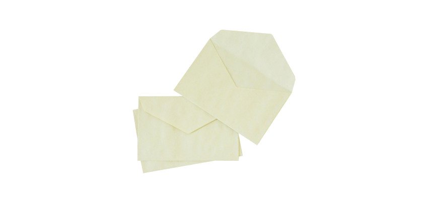 Sobres 90 x 140 mm para elecciones La Couronne 70g color- caja de 1000