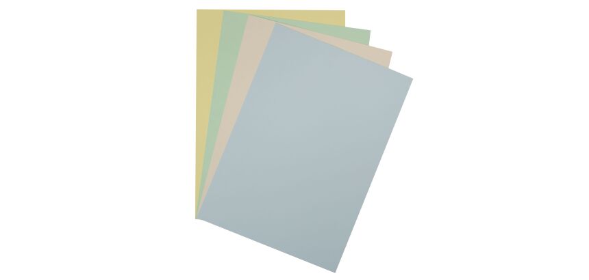 Couverture de reliure carton 160 g Clairefontaine Trophée couleurs pastel - Paquet de 250