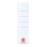 Pack of 50 labels for organizers with lever and back 5 cm, size 30 x 160 mm