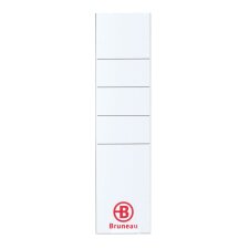 Pack of 50 labels for organizers with lever and back 5 cm, size 30 x 160 mm