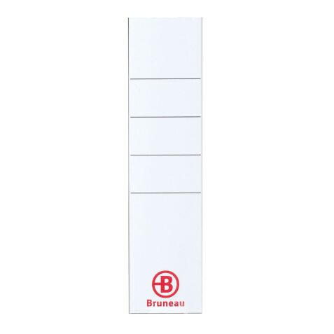 Pack of 50 labels for organizers with lever and back 5 cm, size 30 x 160 mm