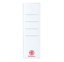 Etiquetas para archivadores de palanca Bruneau - paquete de 50