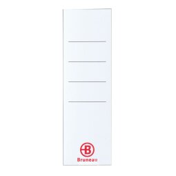 Pack of 50 labels for organizers with lever and back 7,5 cm, size 50 x 160 mm