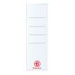 Zakje 50 etiketten voor hefboommappen met rug 7,5 cm, afmetingen 50 x 160 mm