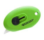 Cutter de escritorio con cuchilla cerámica retráctil