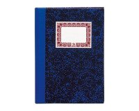 Libro cartoné de contabilidad rayado horizontal cuarto natural Dohe