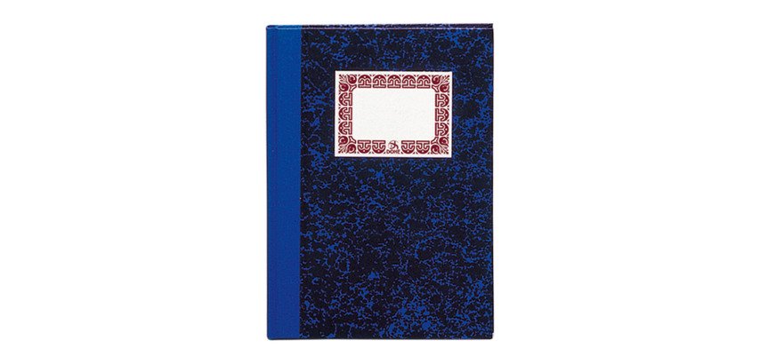 Libro cartoné de contabilidad rayado horizontal cuarto natural Dohe