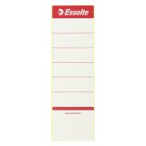 Etiquette autocollante pour classeur à levier dos de 7,5 cm 60 x 190 mm Esselte blanche - Sachet de 10