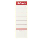 Etiquette autocollante pour classeur à levier dos de 7,5 cm 60 x 190 mm Esselte blanche - Sachet de 10