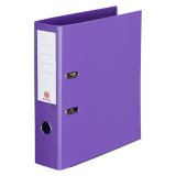 Plasticized lever-arch organizer - back 7,2 cm - purple