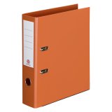 Geplastificeerde hefboommap oranje A4 maxi - rug 7,2 cm