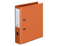 Classeur à levier cartonné Bruneau A4 maxi - Dos 7,2 cm orange