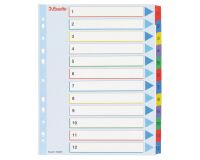 Separadores reescribibles A4 Maxi 12 divisiones Esselte
