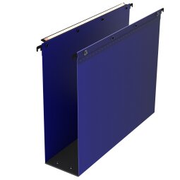 Dossier suspendu pour tiroirs 33 cm polypropylène opaque Ultimate Elba fond 80 mm bleu