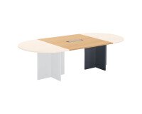 Prolunga L 120 x P 120 cm per tavolo modulare con top Access integrato gambe a croce Excellens