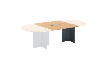 Extension pour table modulable avec Top Access intégré pieds croix Excellens