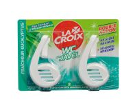 Boîte 2 blocs WC La Croix parfum eucalyptus