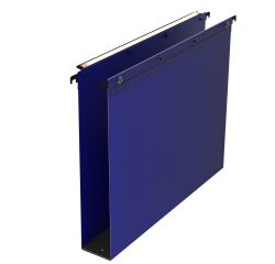 Suspension files for drawers 33 cm in opaque polypropylene Ultimate Elba bottom 50 mm blue