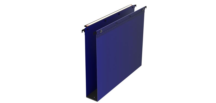 Dossier suspendu plastique pression L'Oblique AZ - fond 50 mm pour tiroirs