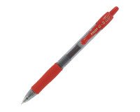 Stylos roller Pilot G2 rétractable pointe 1 mm - écriture large rouge