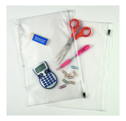 Fundas multitaladro de PVC extraliso con cierre Zip 140 micras Paquete de 10