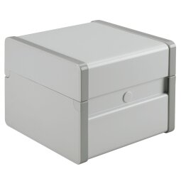 Boîte à fiches grise Acco pour fiches 148 x 210 mm