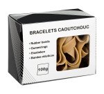 Bracelets caoutchouc 200 x 10 mm - Boîte de 100 g