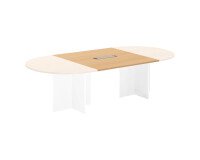 Prolunga L 120 x P 120 cm per tavolo modulare con top Access integrato gambe a croce Excellens