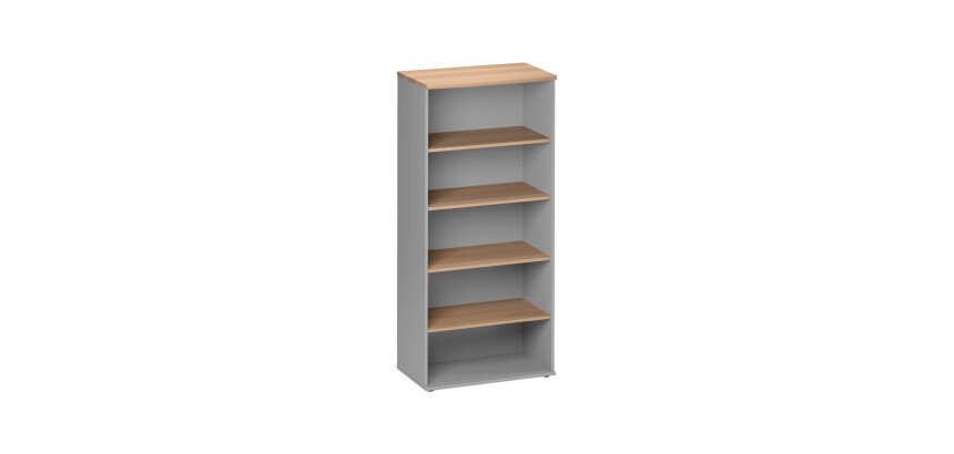 Hoher Bücherschrank Quarta Plus B 80 cm 