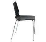 Chaise KLASS - pieds métal chromé