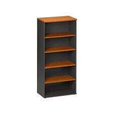 High Bookcase Quarta Plus W 80 cm 