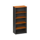 Hoge bibliotheekkast Quarta Plus B 80 cm 