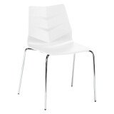 Chaise KLASS - pieds métal chromé