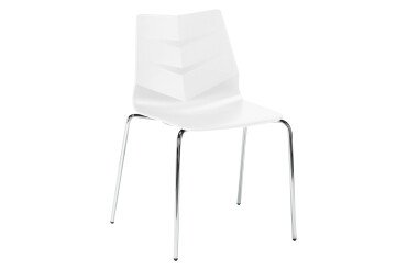 Chaise KLASS - pieds métal chromé